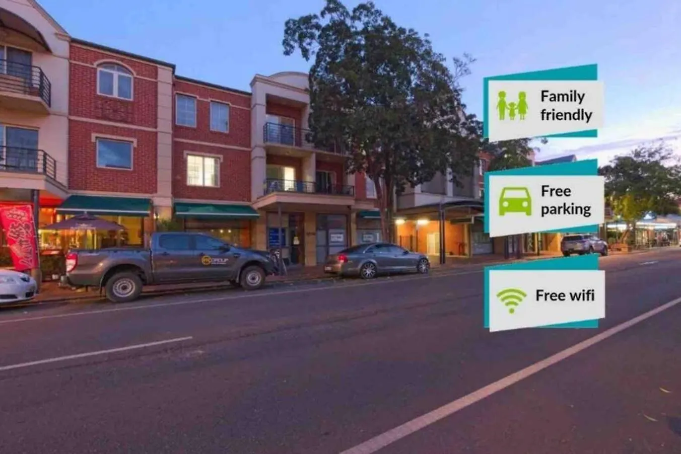 Big Apartment Free Wifi Gated Parking Aircon Adelaide 0*,  Australien
